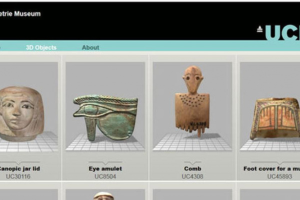 【數位典藏】倫敦學院大學 埃及考古博物館3D資料庫